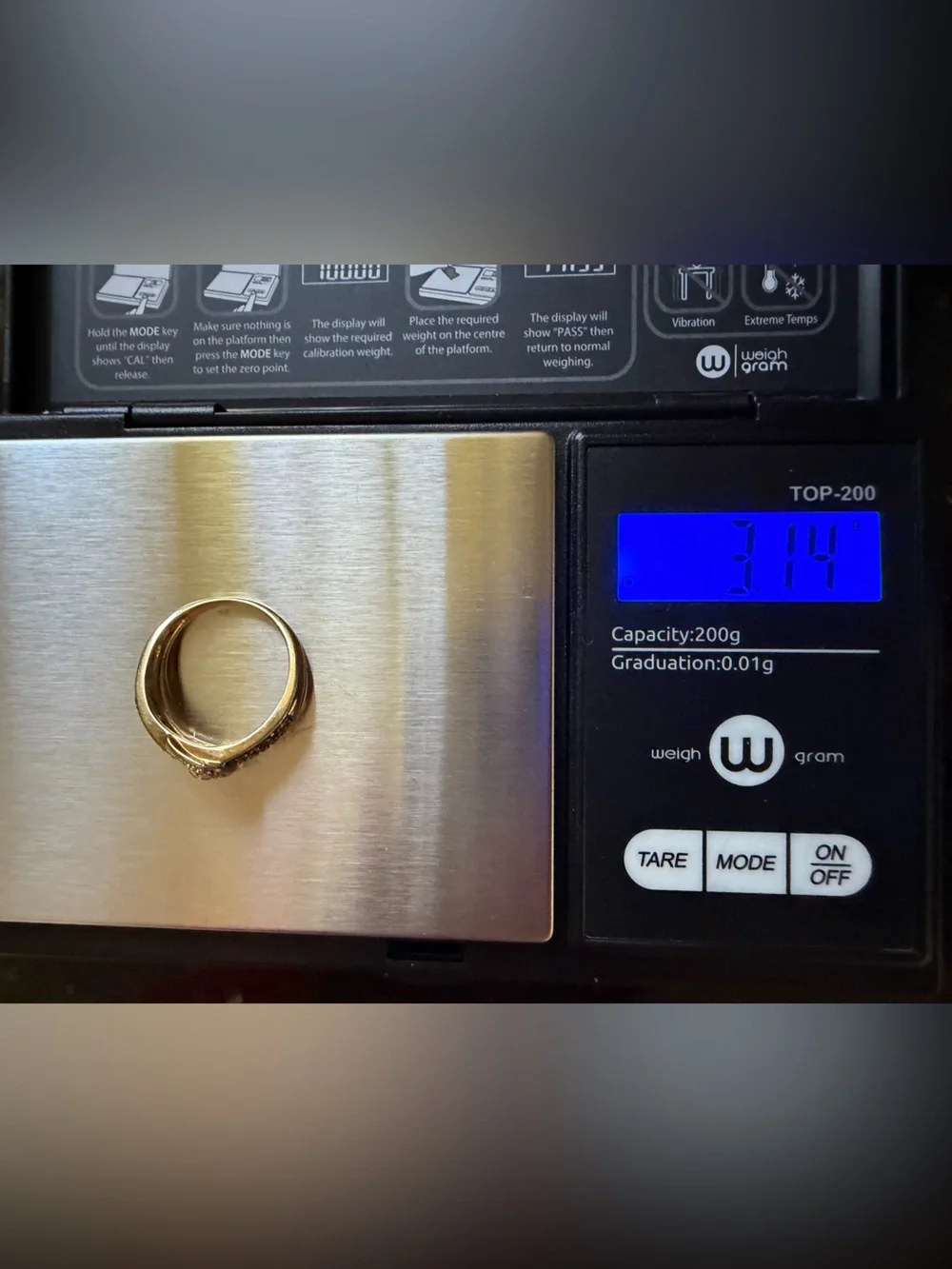 10K Gold Natural Champagne & White Diamond Buckle Ring
